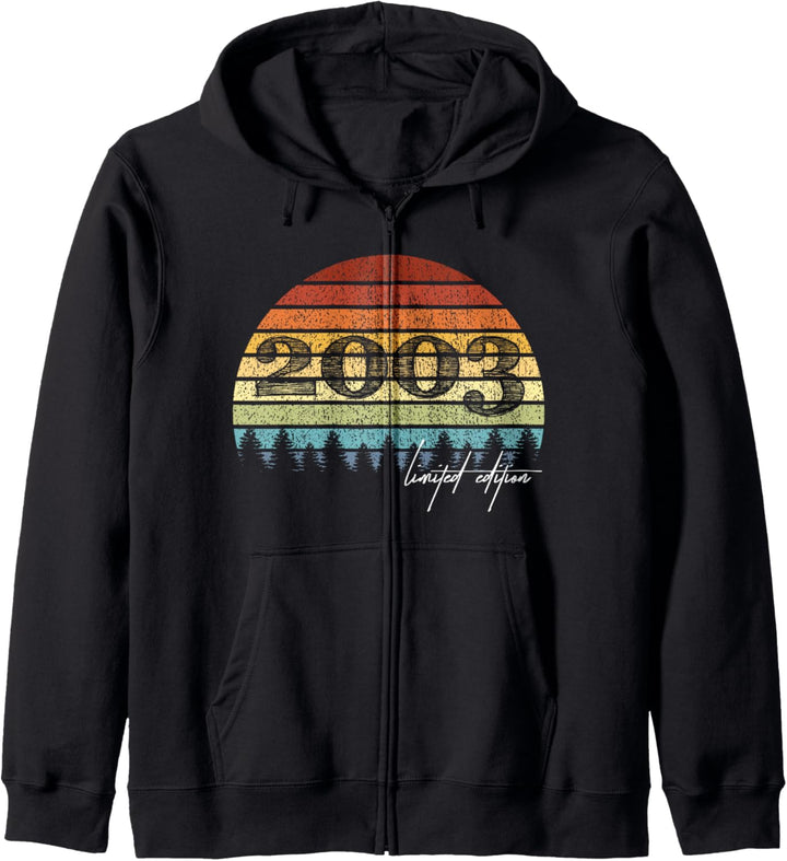21. Geburtstag Mann Frau 21 Jahre 2003 Deko Lustig Geschenk Kapuzenjacke