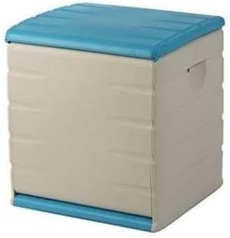 Plastiken Space Save Truhen, Kunststoff, 60 x 61 x 53 cm 60x61x53 cm blau, Blau