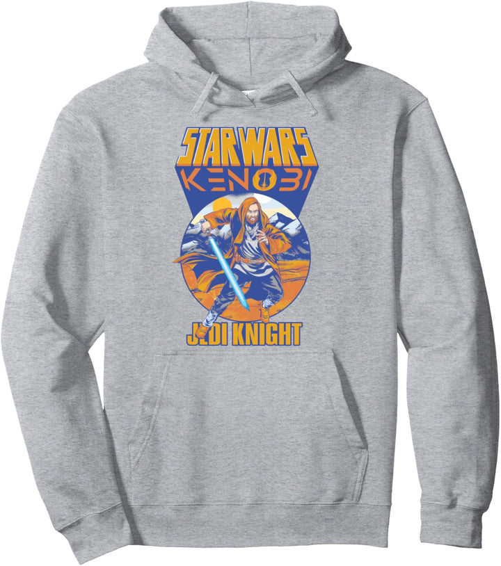 Star Wars: Obi-Wan Kenobi Jedi Knight Action Poster Pullover Hoodie