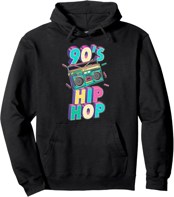 90er Hip Hop Vibes Retro-Nostalgie Pullover Hoodie