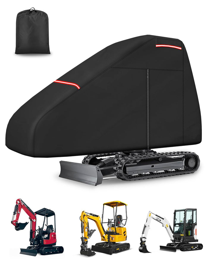 Abdeckung Minibagger Bagger Abdeckung Minibagger Abdeckplane Mit Wasserdichter Reissverschluss Und R