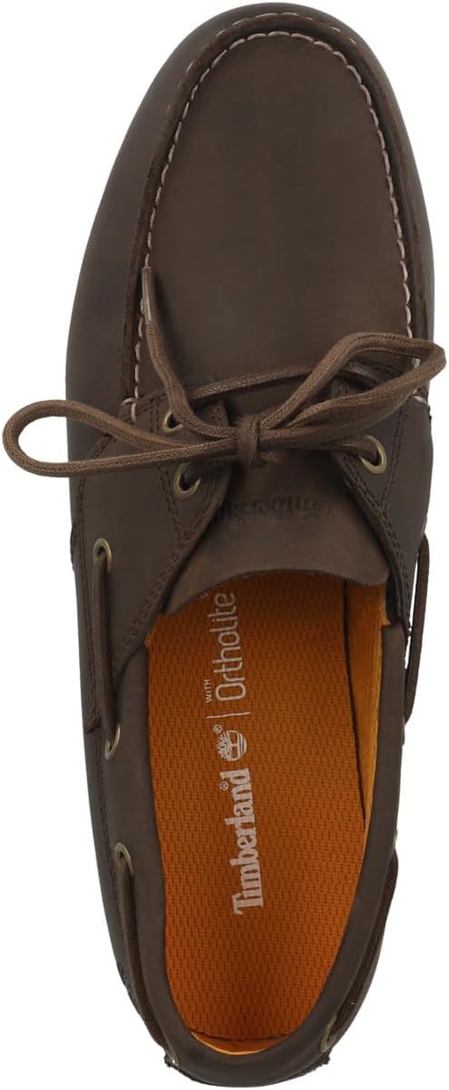 Timberland Herren Cedar Bay 2 Eye Boat Shoe 40 EU Dk Brown Full Grain, 40 EU Dk Brown Full Grain