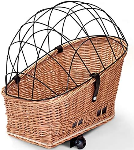 Tigana Metallgitter schwarz 55,5 x 36,5 cm Fahrradkörbe in XXL