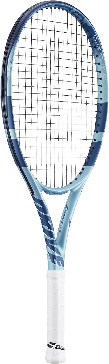 Babolat, Tennisschläger Modell Pure Drive Junior, Farbe Blau, Graphitrahmen, Besaitungsplan 16x19 16