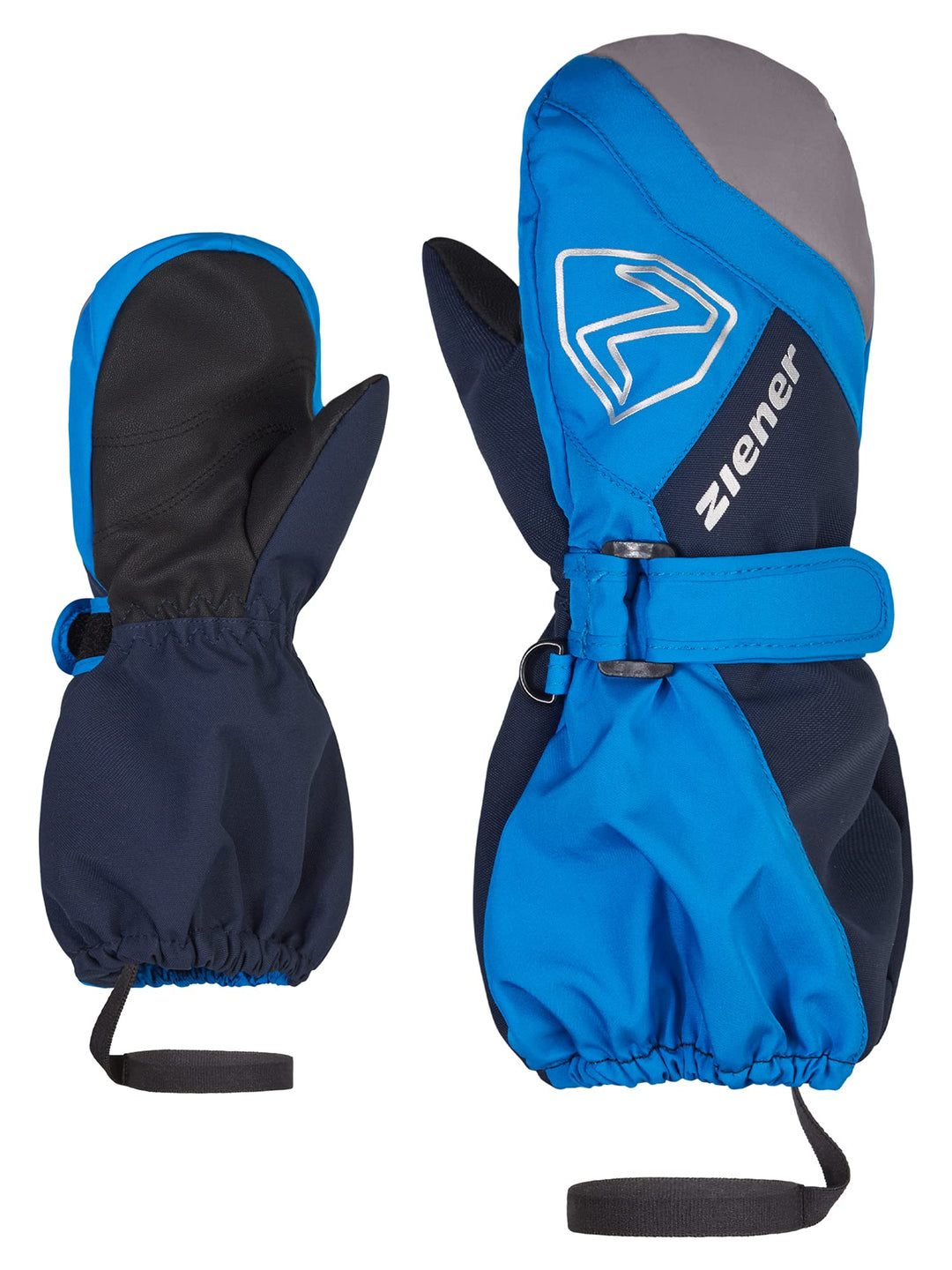 Ziener Unisex Baby Laurus Mitten Ski-Fäustling/Winter | wasserdicht, Lange Stulpe, reflektierend 80c