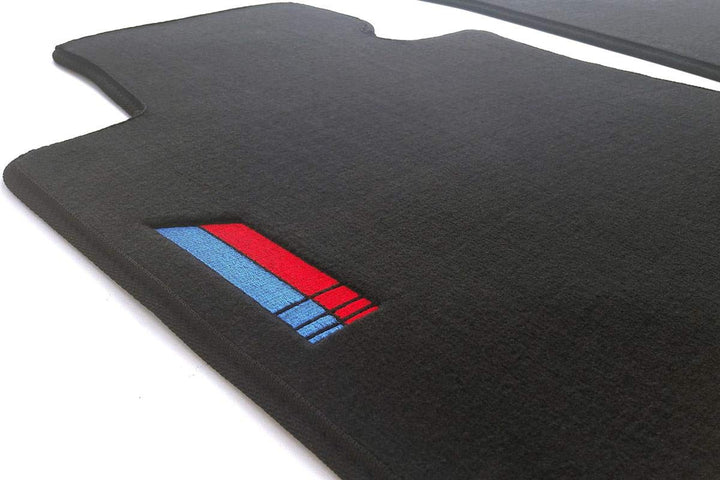kh Teile Fussmatten für 3er BMW E90 E91 E92 E93 M3 Performance Edition Bestickung (Velours) Automatt
