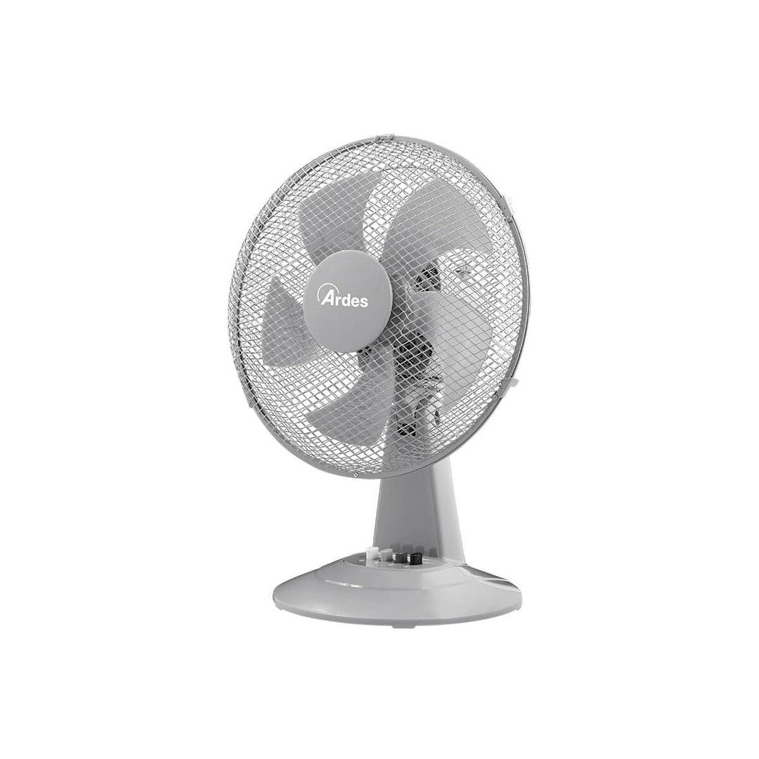 Ardes - AR5ST30G Tischventilator STEELO 30G 5 Flügel - 30 cm Oszillierende Schaufel mit verstellbare