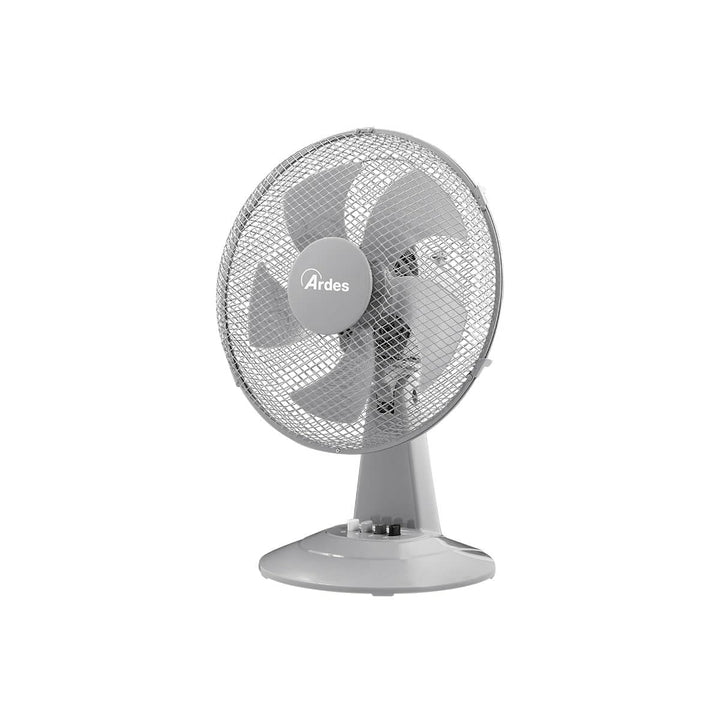 Ardes - AR5ST30G Tischventilator STEELO 30G 5 Flügel - 30 cm Oszillierende Schaufel mit verstellbare