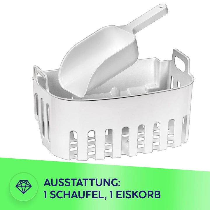 MPM Eiswürfelmaschine, 12 kg/24 h, 2 Grössen, Selbstreinigung MKD-105
