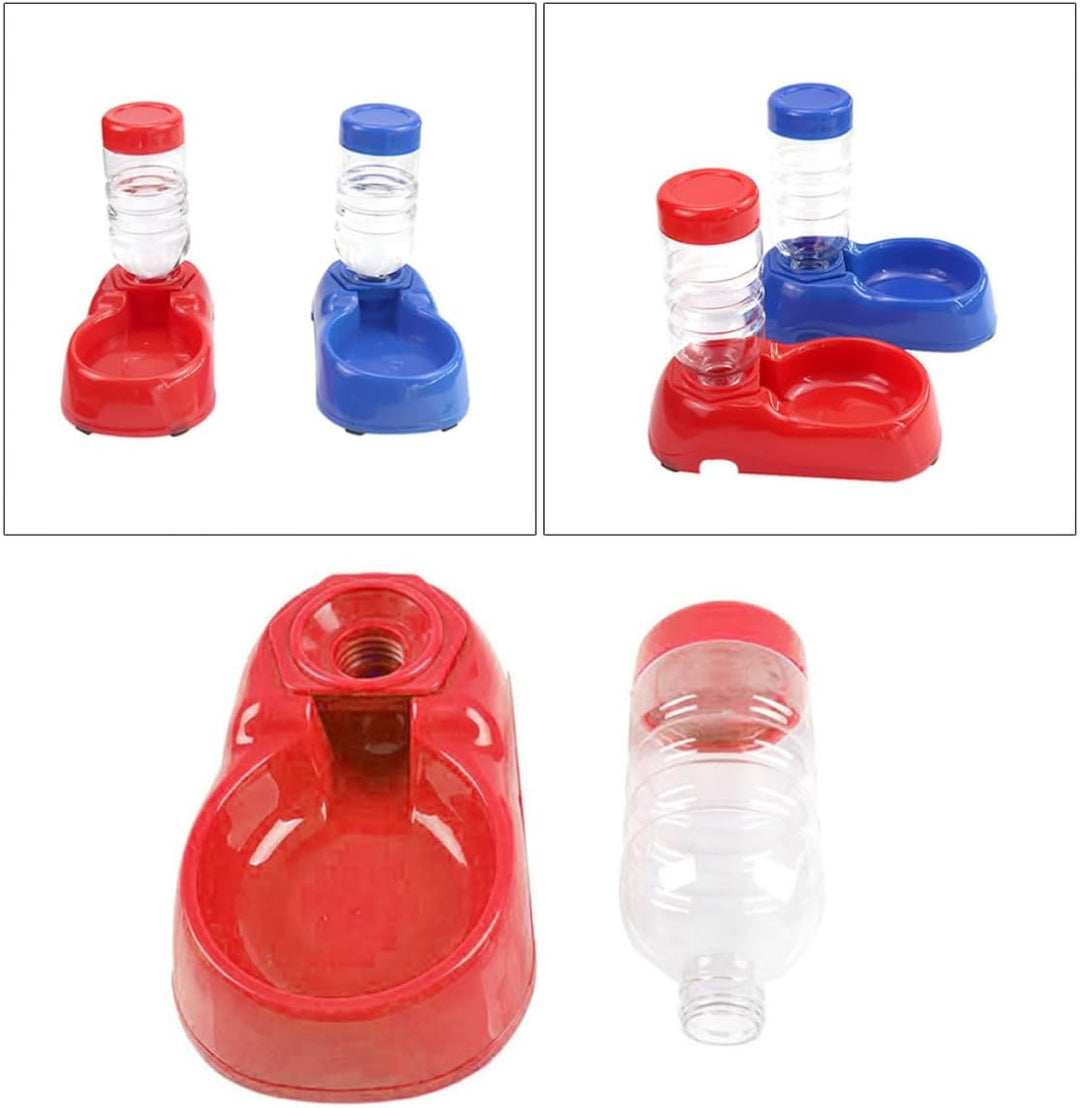 350ml Automatischer Haustier Wasserspender, Kunststoff Rot für Katzen