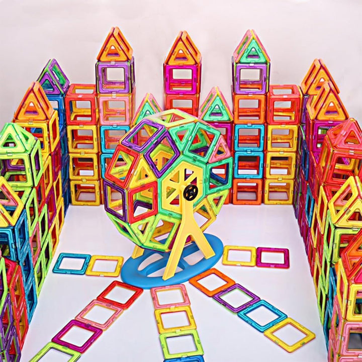 HIQE-FL 50 Teile Magnetische Bausteine,Magnetspielzeug,Magnet Spielzeug Magnetspiele Für Kinder Gesc