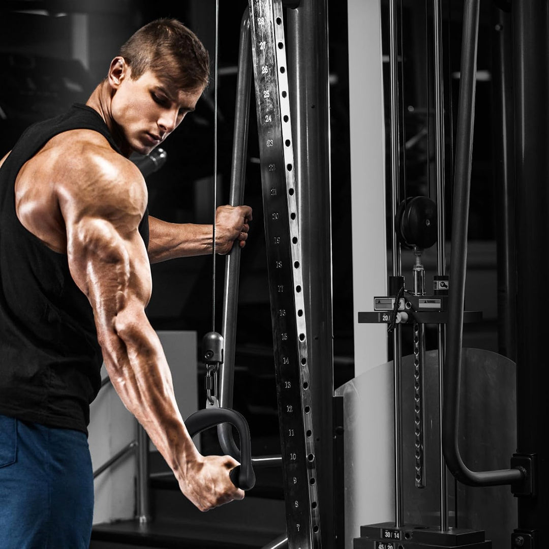 BeneLabel Kabelzug Griff, Latzug Handriff Triceps 2er Fitness Seilzug Einhandgriff Ergonomische Gym