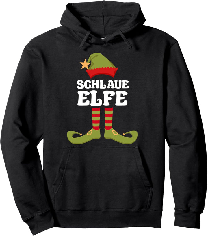 Schlaue Elfe Weihnachtself Weihnachten Pullover Hoodie