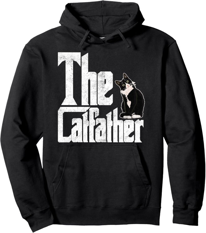 The Catfather Katze Cat Father Vater Katervater Geschenkidee Pullover Hoodie
