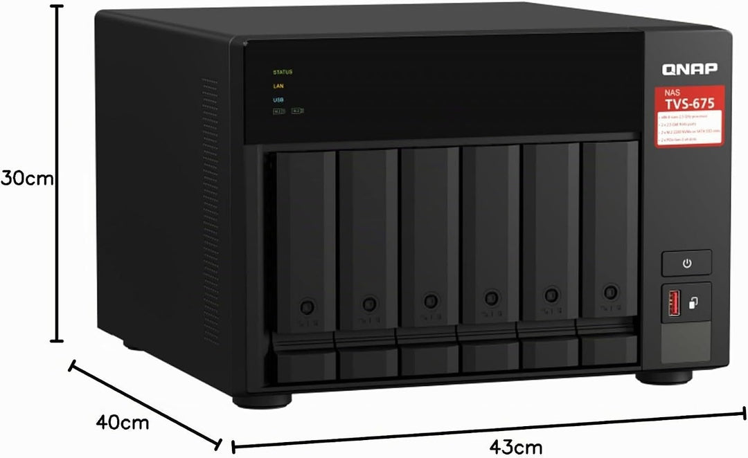 Qnap TVS-675-8G 6-Bay NAS KX-U6580