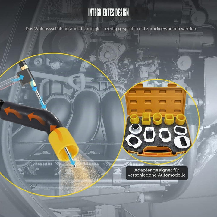 AUTOOL Walnut Blaster Cleaner, Automotor Kohlenstoffablagerungs Ansaugrohrventil Reinigungsmaschine