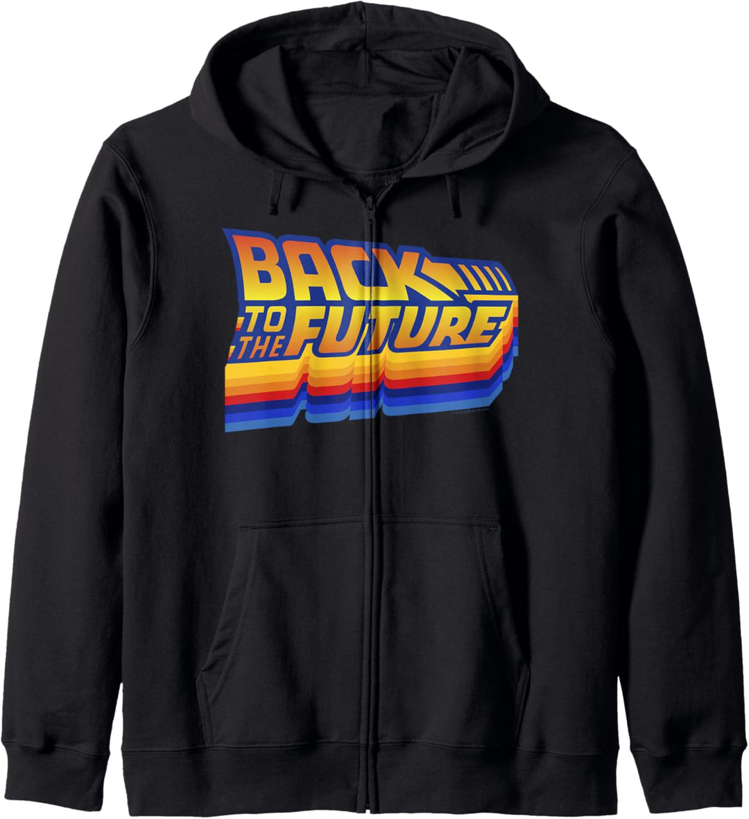 Back To The Future 35th Anniversary Retro Logo Kapuzenjacke