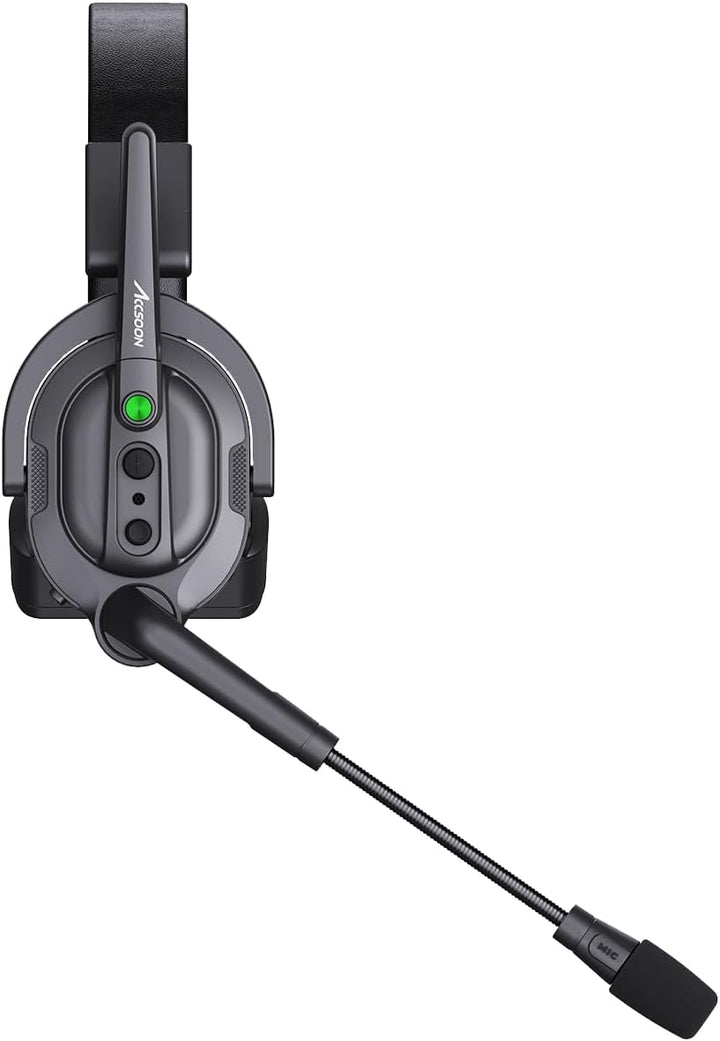 Accsoon - Como - Enthält EIN Host-Headset und Acht Remote-Headsets - Ergonomisches Design - 400 Mete