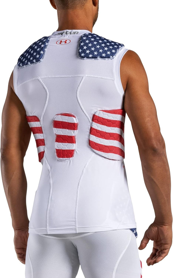 Under Armour Unisex Ua20320 Gameday Armour Pro 5-Pad Top Nov Adult: XXL Amer, Adult: XXL Amer