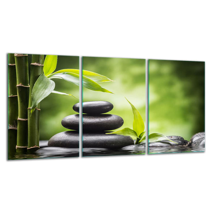 TMK ArtDeko Herdabdeckplatte 3 Teilig 3x30x52 cm - Spritzschutz Herdabdeckung – Herdschutz aus Siche