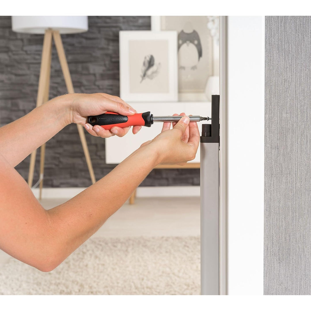 Reer EasyFix Schnell-Montage-System für Tür-Treppenwächter Modell Trend und ClearVision, grau