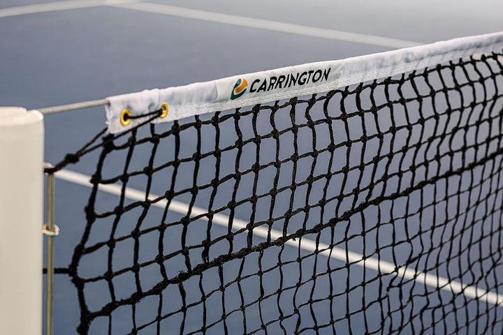 Carrington Tennisnetz Profi 12,7 x 1,05m - Knotenloses Netz PE 3,5 mm - mit UV-Schutz - Wetterfest -