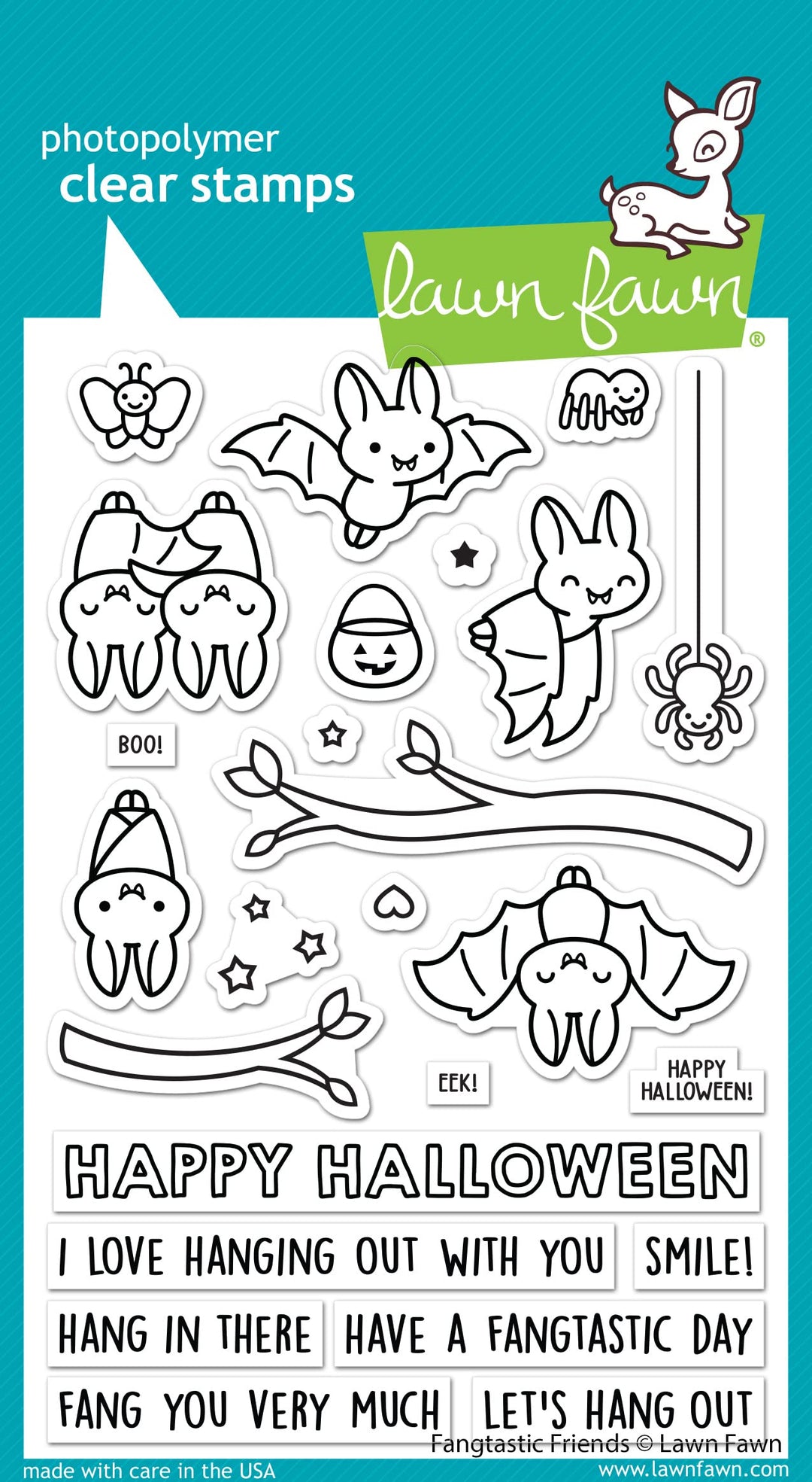 Lawn Fawn, Clear Stamp, fangtastic Friends
