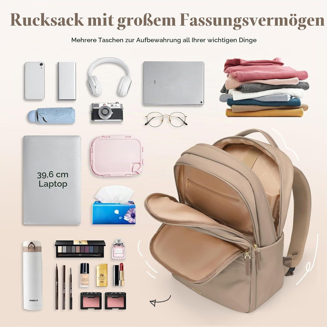 GOLF SUPAGS Multifunktional Handgepäck Rucksack, Schulrucksack Teenager, Rucksack Damen für Schule,