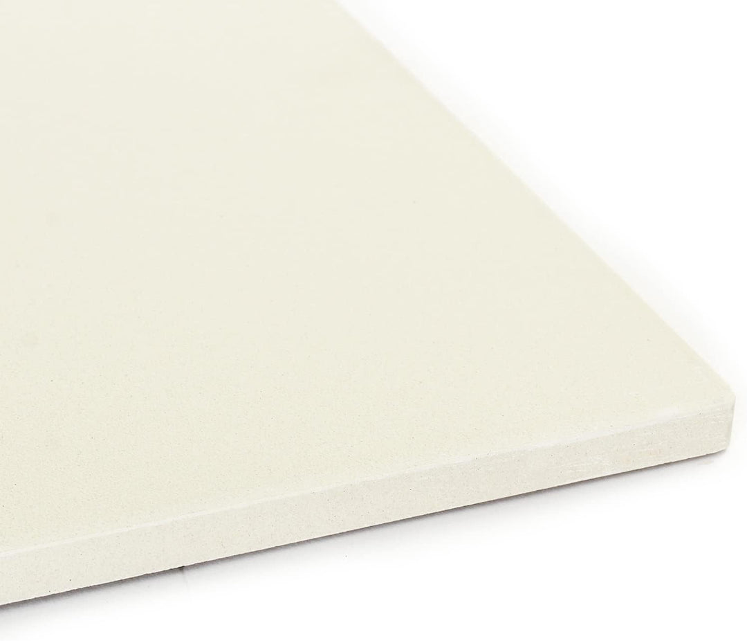 Toboli Pizzastein für Gasofen 330x330mm rechteckig aus Cordierit bis 500°C für knusprigen Pizzaboden