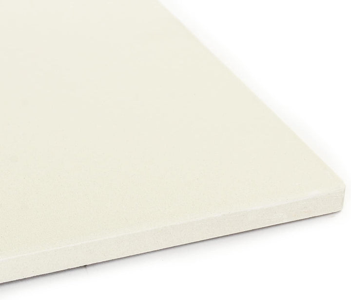 Toboli Pizzastein für Gasofen 330x330mm rechteckig aus Cordierit bis 500°C für knusprigen Pizzaboden
