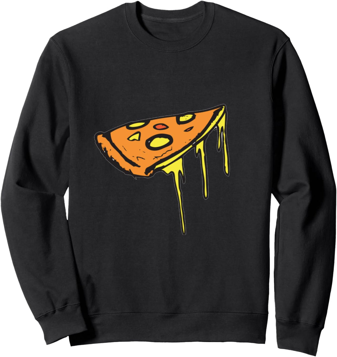 Cheesy Pizzascheibe Sweatshirt