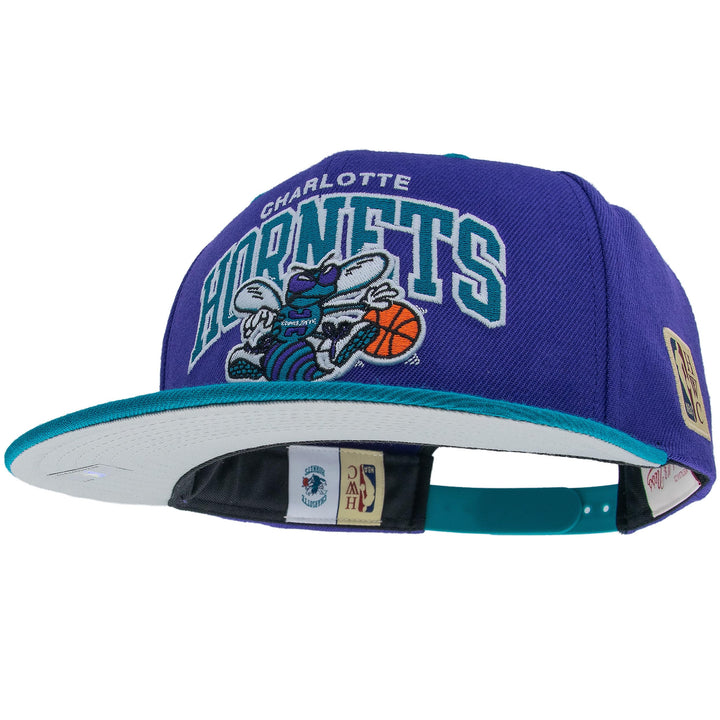 Mitchell &amp; Ness Team Arch Basecap mit Snapback Verschluss - NBA/Hardwood Classics Einheitsgrösse Cha