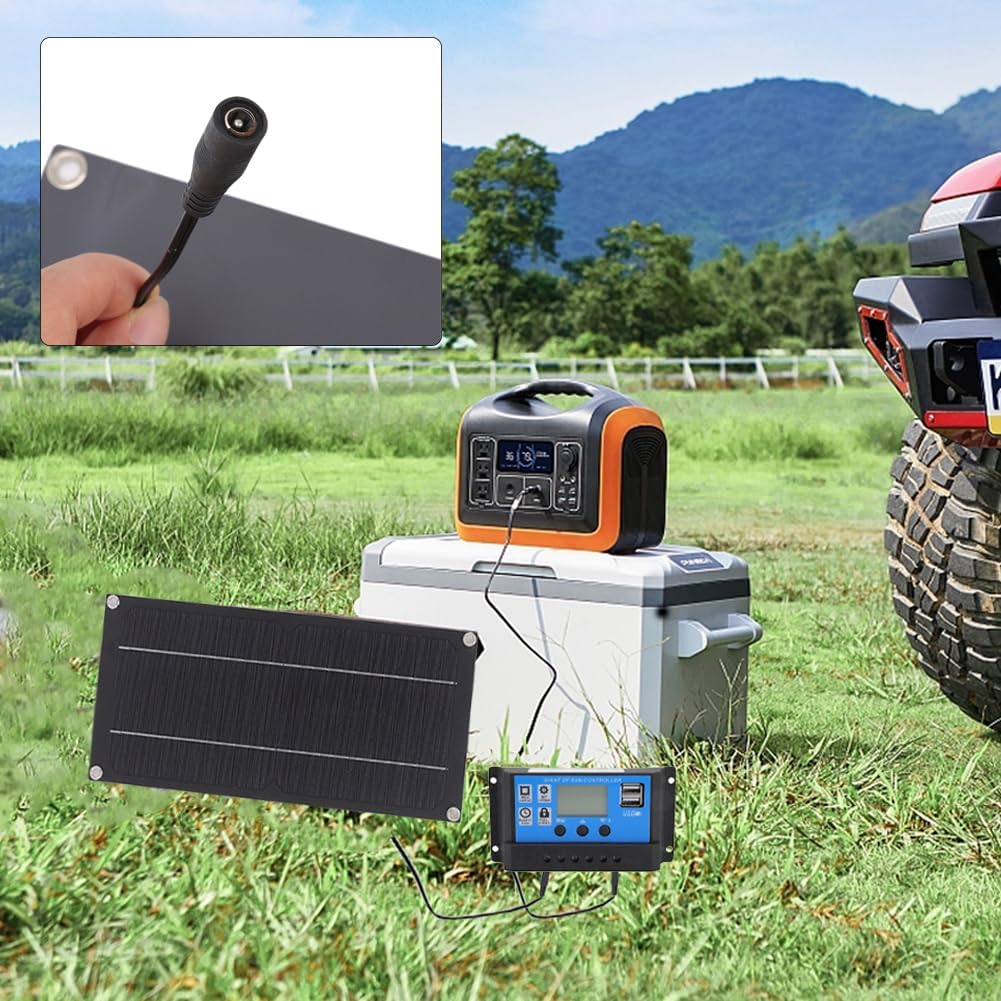 Solarpanel-Kit 60W 18V 100A Batterieladegerät Controller Tragbar | Faltbar USB-C USB-A DC Ausgang So