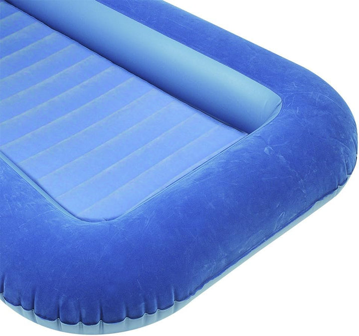 Airlock Camping Junior Luftmatratze mit Seitenpolstern, blau