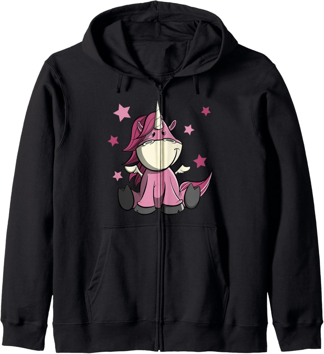 Rosa Einhorn - Süsses Unicorn Einhorn Party Geschenk Kapuzenjacke