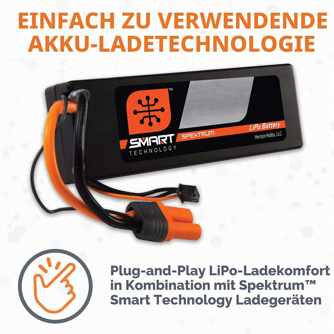 11,1 V 5000mAh 3S 100C Smart Hardcase LiPo-Akku: IC5