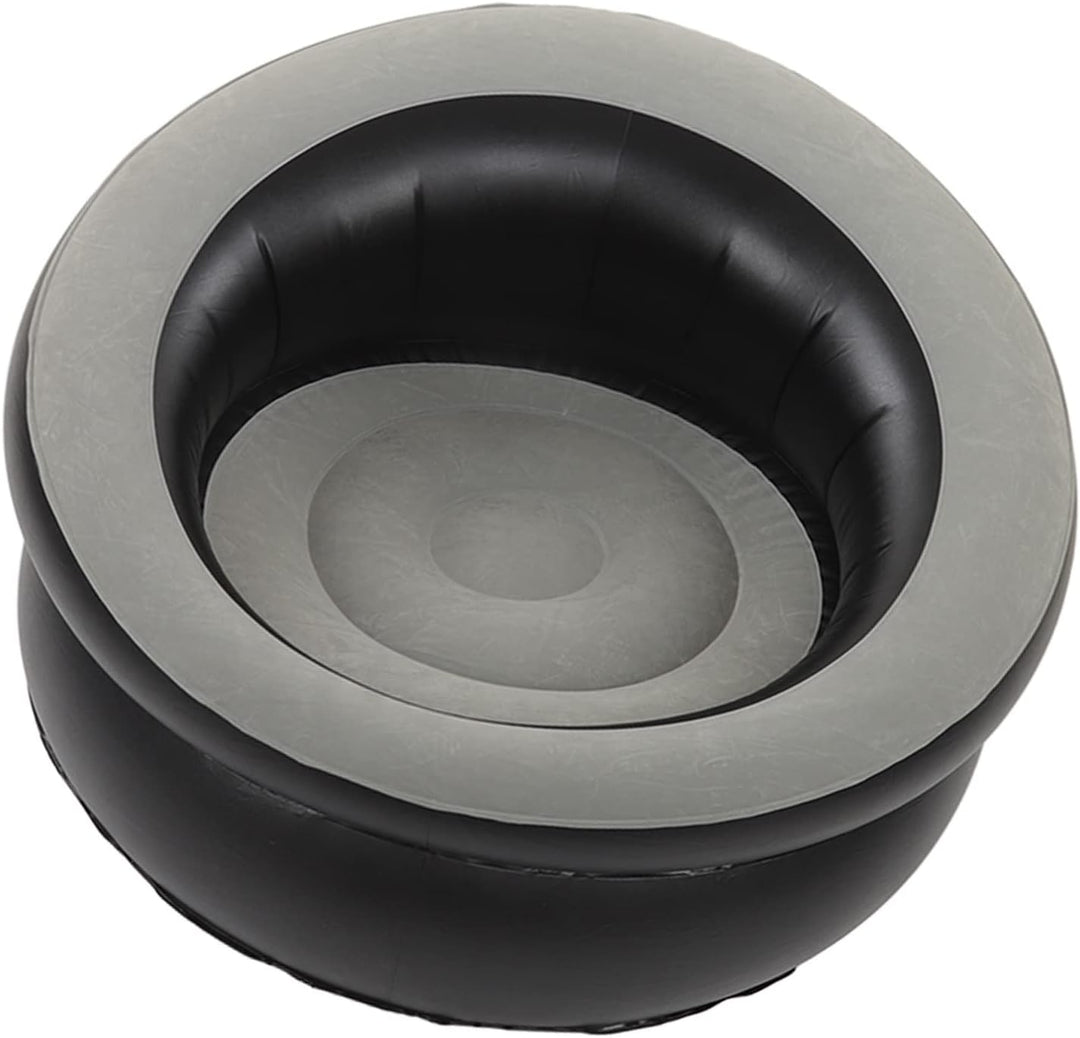 Aufblasbare Couch, Beflockt Luftsofa, Einfacher Aufblasbarer Stuhl Sofa, Aufblasbarer Sessel Klein f