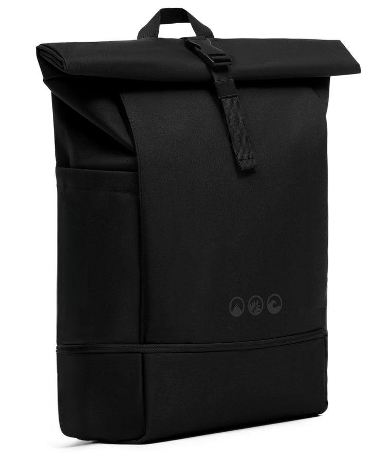SONS OF ALOHA Roll-Top Rucksack Damen &amp; Herren - NALU gross - Rolltop mit Laptopfach 16" und Schuhfa