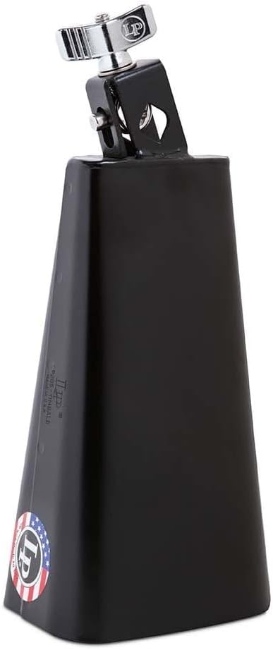 LP Latin Percussion LP205 Kuhglocke Timbale 8" schwarz, montierbar, tiefe Tonlage, mässig trockener
