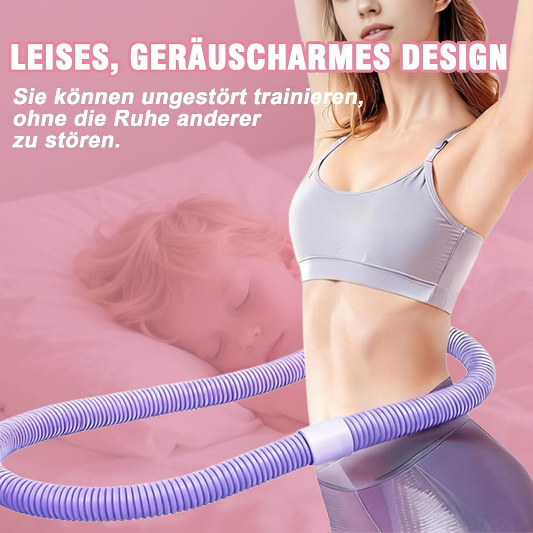 Hula Hoop Reifen Erwachsene, Weicher Hoola Hoop zum Abnehmen mit Federkern &amp; Sicherheitsseil, Komfor