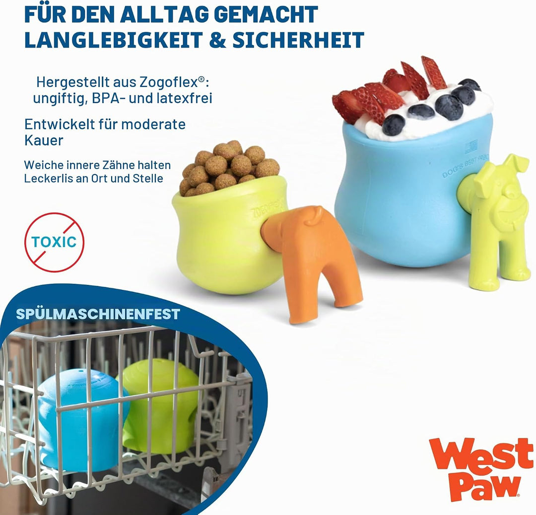 Zogoflex West PAW JUGUETE TOPPL L 10CM Verde L grün, L grün