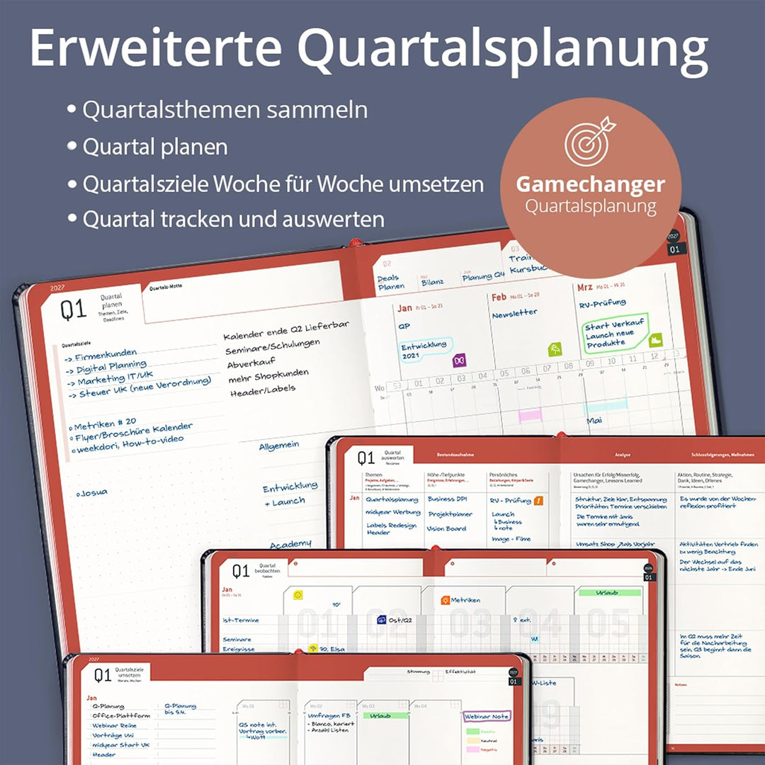 weekview Business Planner 2027 A5+ Wochenplaner Berry Classic Berry 2027 Classic, Berry 2027 Classic