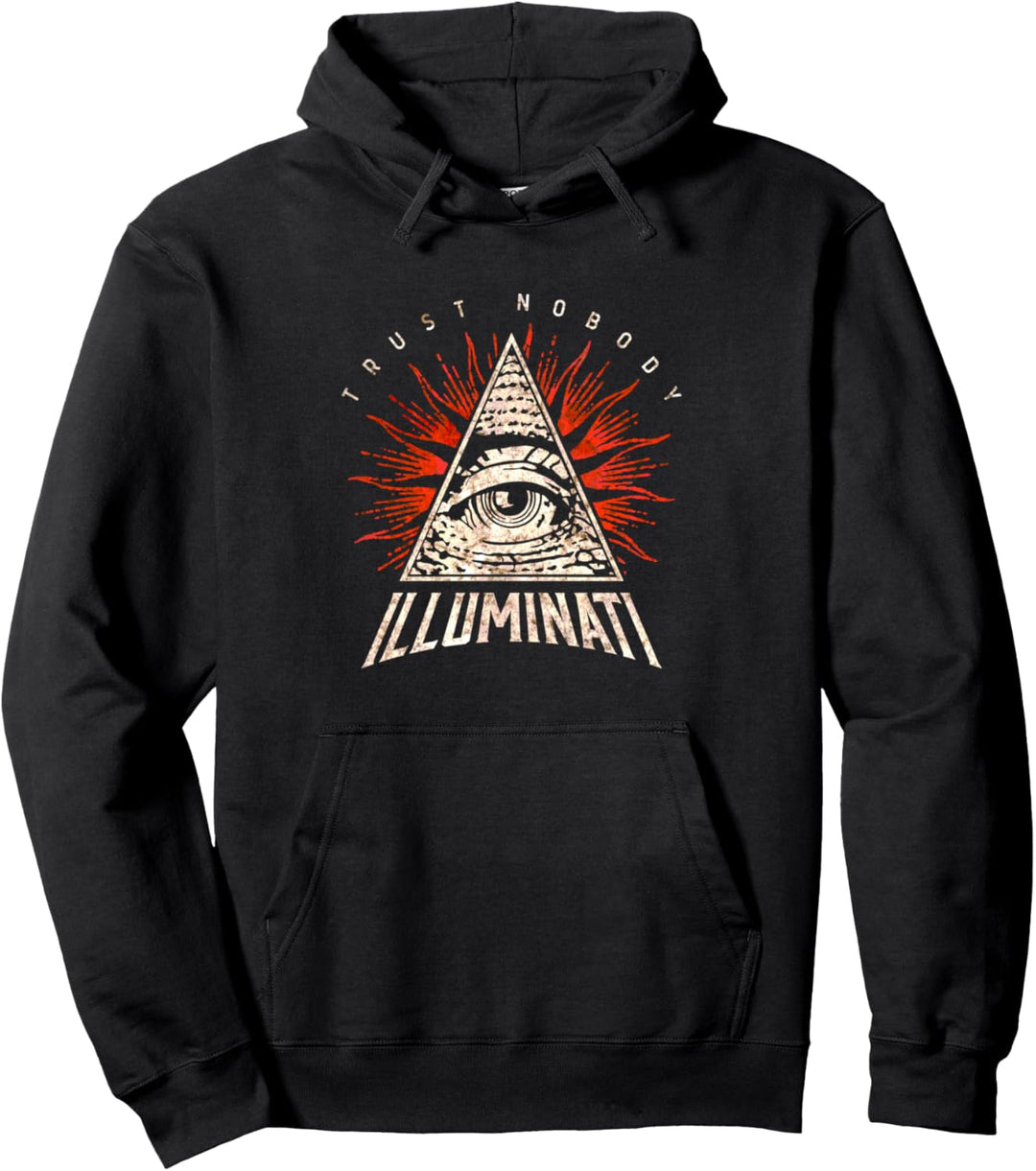 Illuminati vertrauen niemandem, der alle Augen sieht. Pullover Hoodie