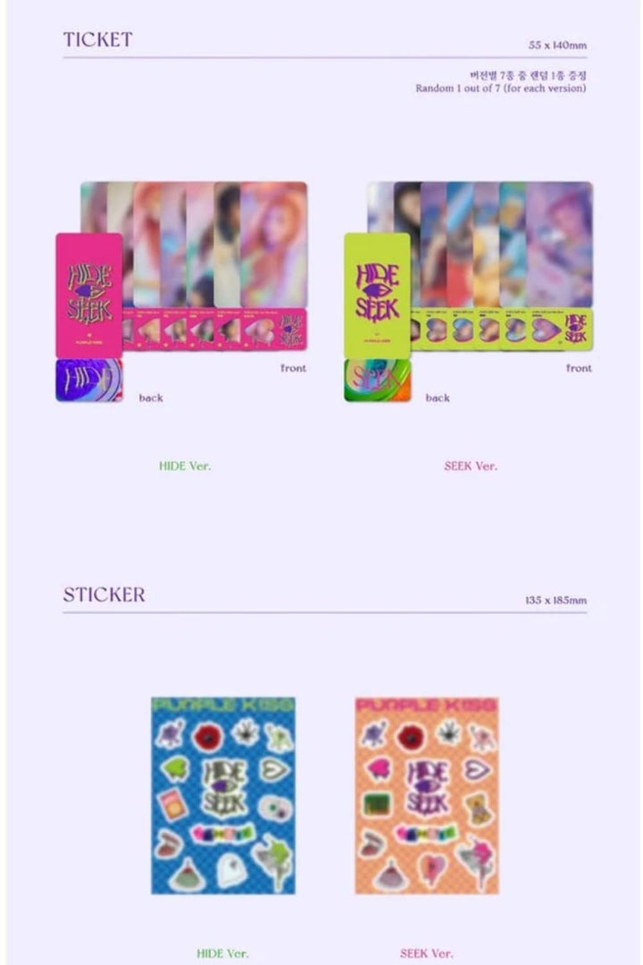 Hide &amp; Seek-Seek Version-Inkl.Photobook, Audio-CD