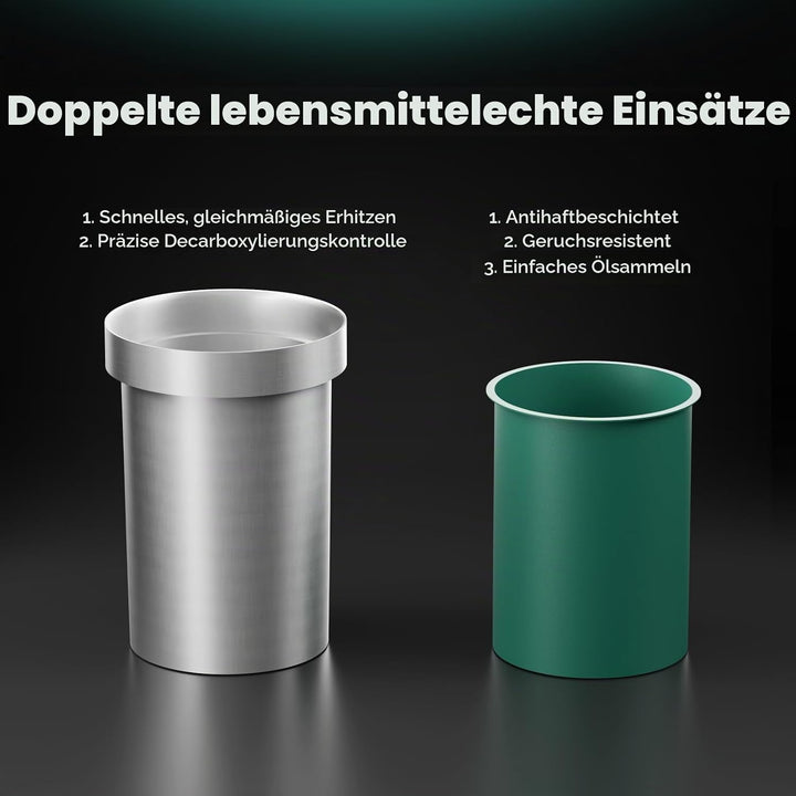 MARS HYDRO 2-in-1 Kräuter-Dekarboxylierer &amp; Infusionsgerät, Kräuteröl-, Butter- und Tinkturherstelle