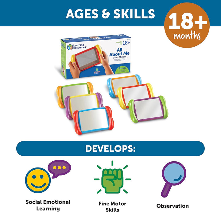 Learning Resources All About Me 2-in-1-Spiegel Einzelbett, Einzelbett
