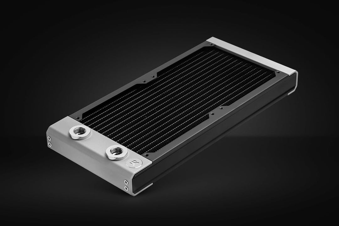 EK Water Blocks EK-Quantum Surface S240 - Black, Radiator, Wasserkühler, Flüssigkeitskühler, Heizkör