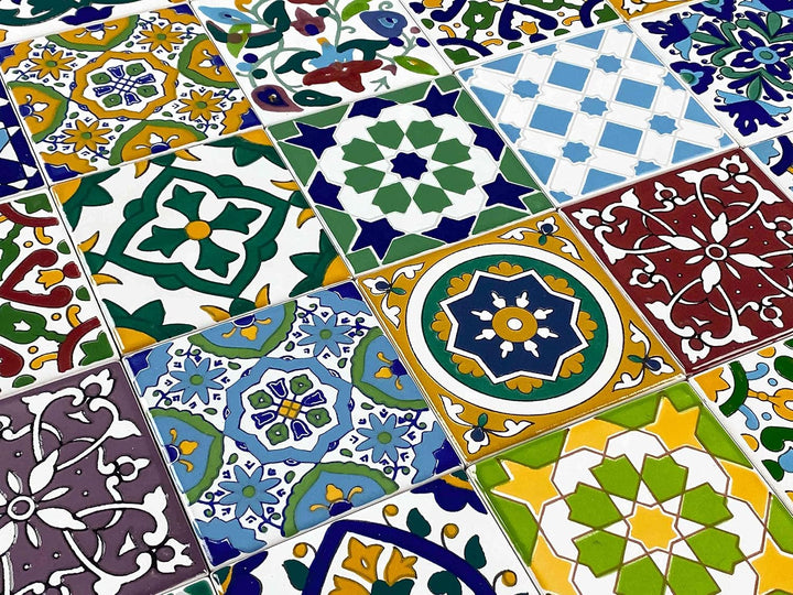 Cerames Orientalische Marokkanische Keramikfliesen Pazzo - dekorative Mosaikfliesen für das Badezimm