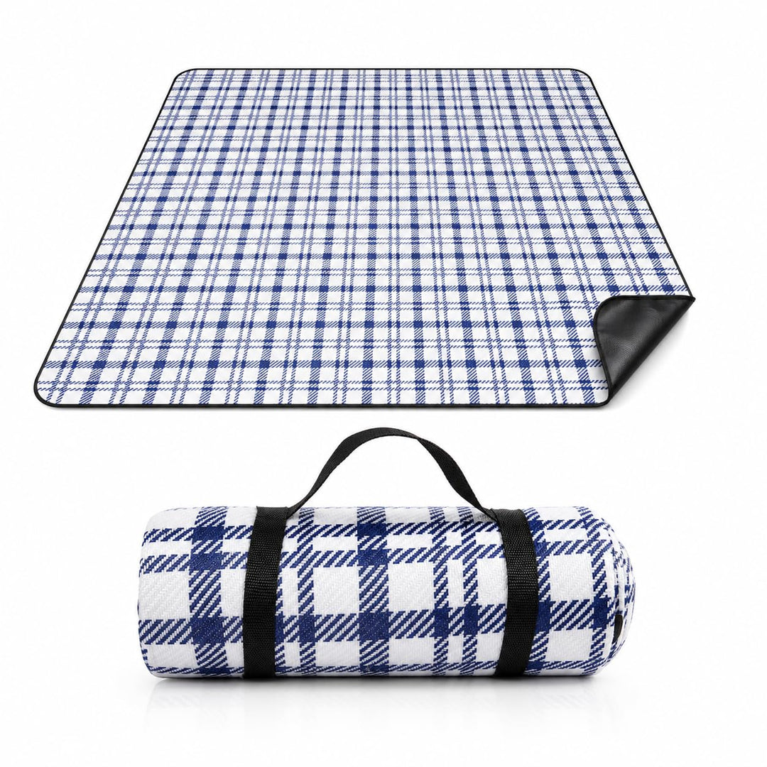 Picknickdecke XXL 200x200 cm, gepolstert &amp; faltbar, wasserabweisend