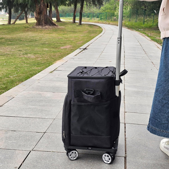 Kühltasche Mit Rollen Kühlbox Gross 40L Isolierbox Kühltasche Bierkasten Faltbar Lunchtasche for Pic